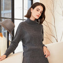 Obsidian Turtleneck Jumper